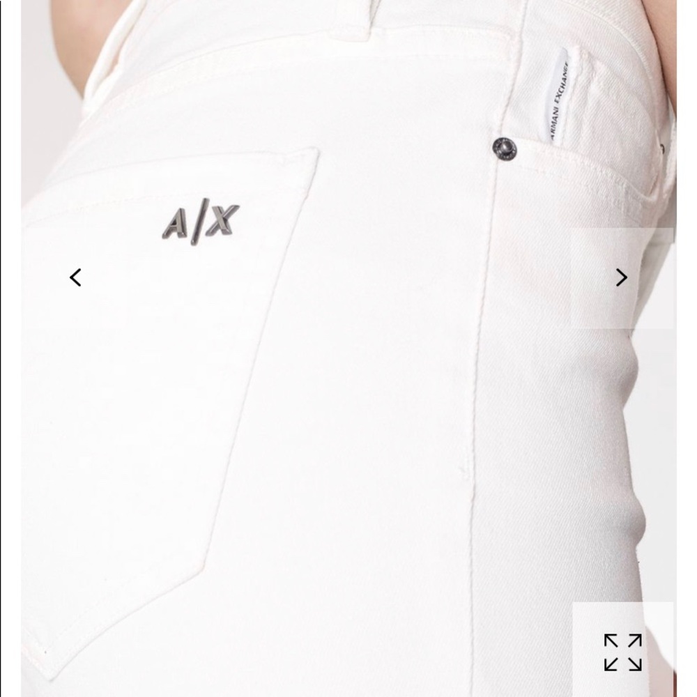 A/X white flare jeans sz 25